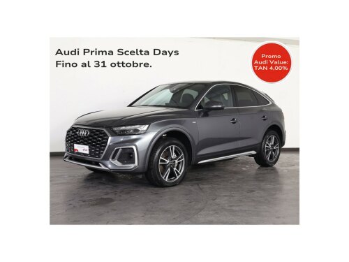 audi q5 sportback 40 2.0 tdi mhev 12v s line quattro s-tronic usata